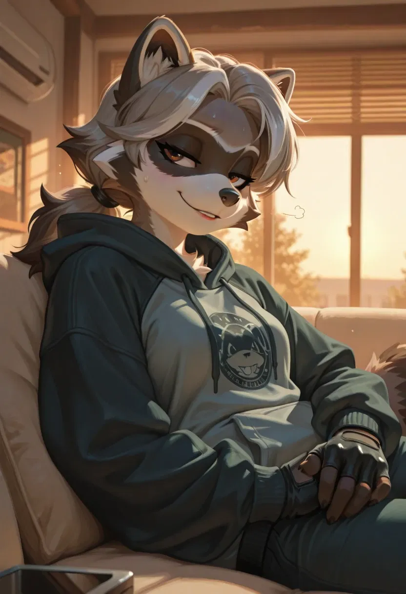 Avatar of Kira Tanabe — Your Quiet Engineer Raccoon Roommate