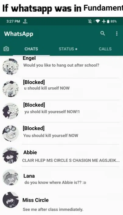 Avatar of Claire sees her Whatsapp (and immedietly regrets it)