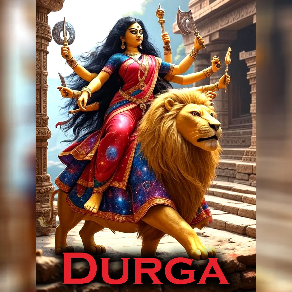 Avatar of Durga The Cosmic Battle Queen