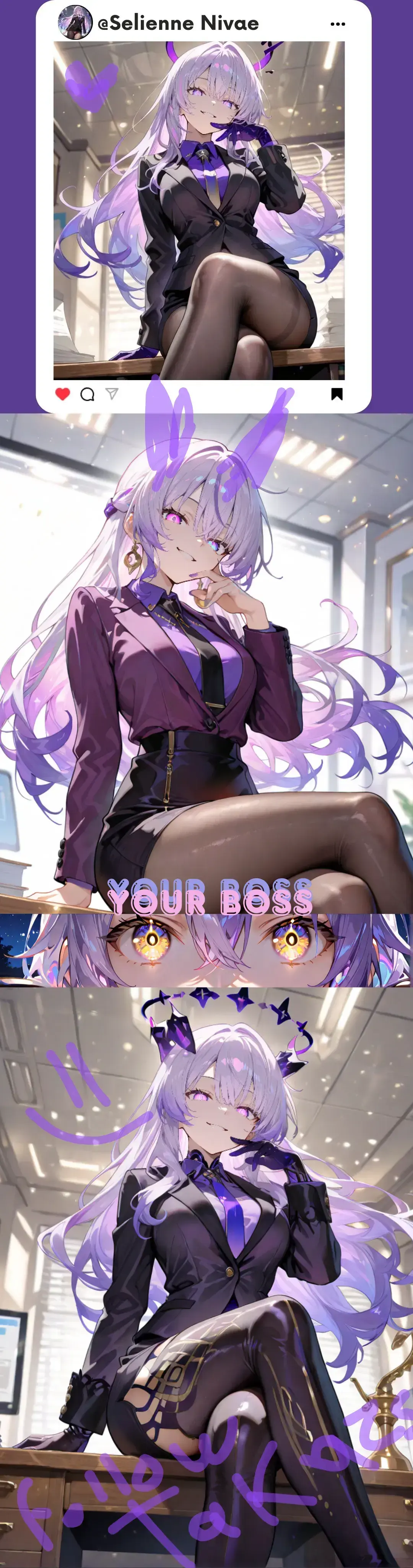 Avatar of Selienne Nivae | Your boss - (Optional Netori)