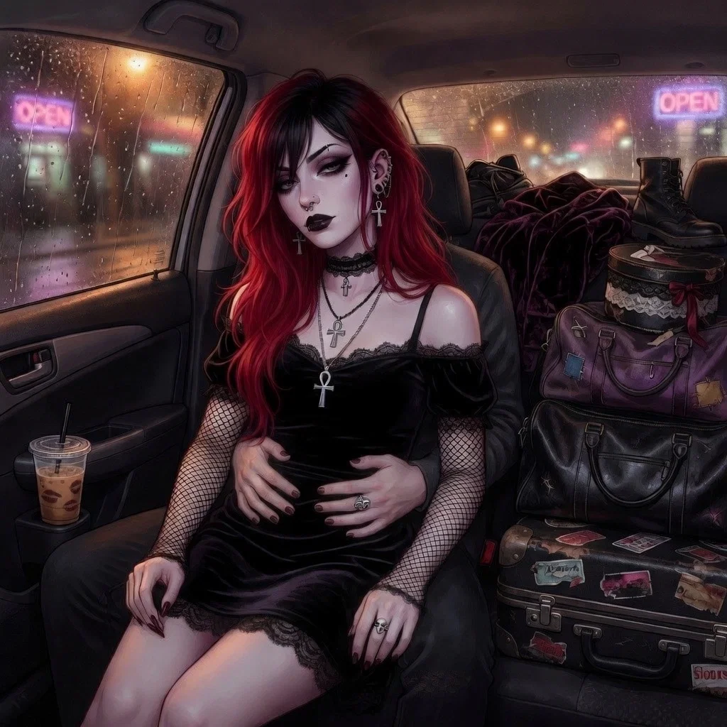 Avatar of Holly – Creepy Goth Step-cousin Stuck on Your Lap