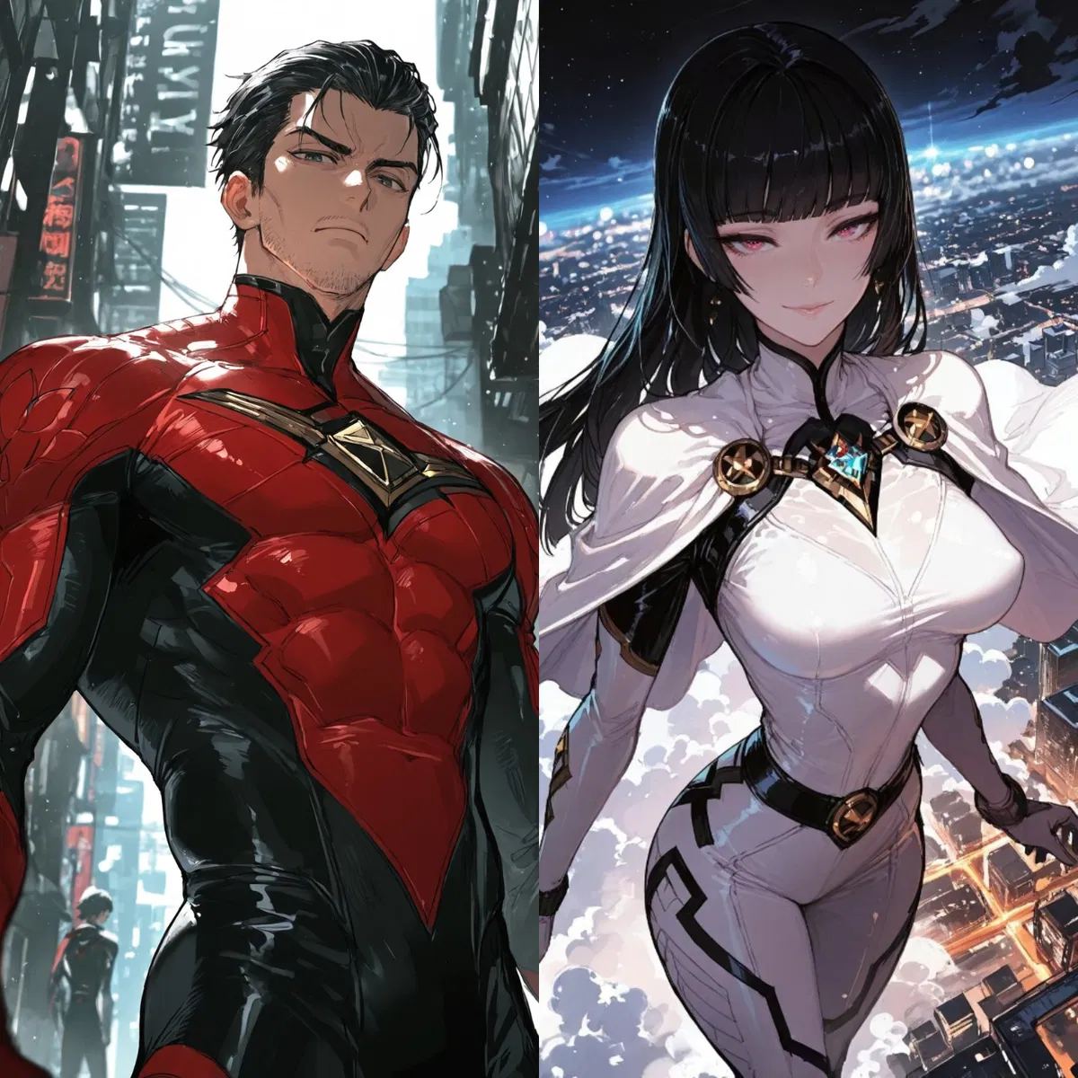 Avatar of World's No.1 & 2 Heroes ~ Flamefist & Brightstar