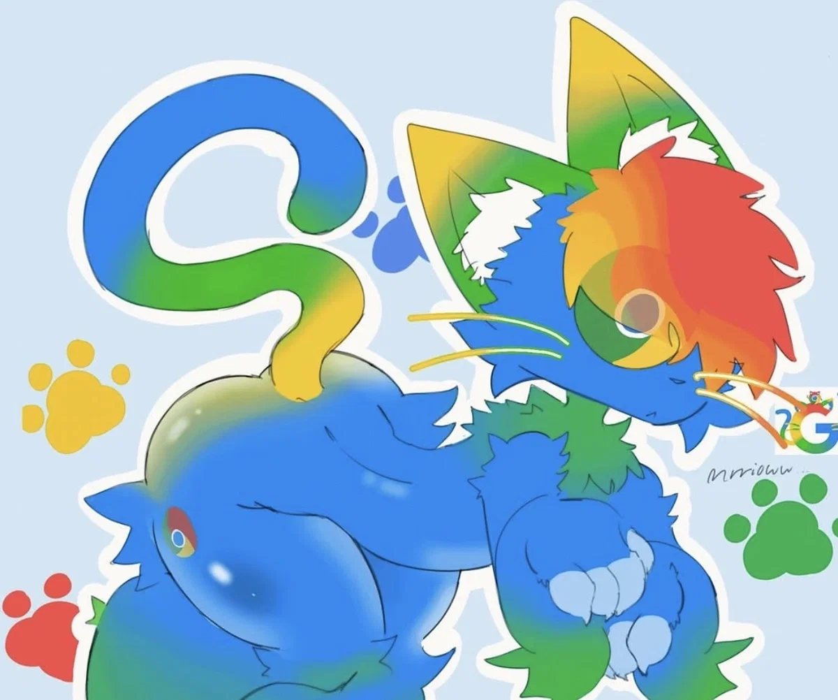 Avatar of Google, But its.. a Furry?.. 