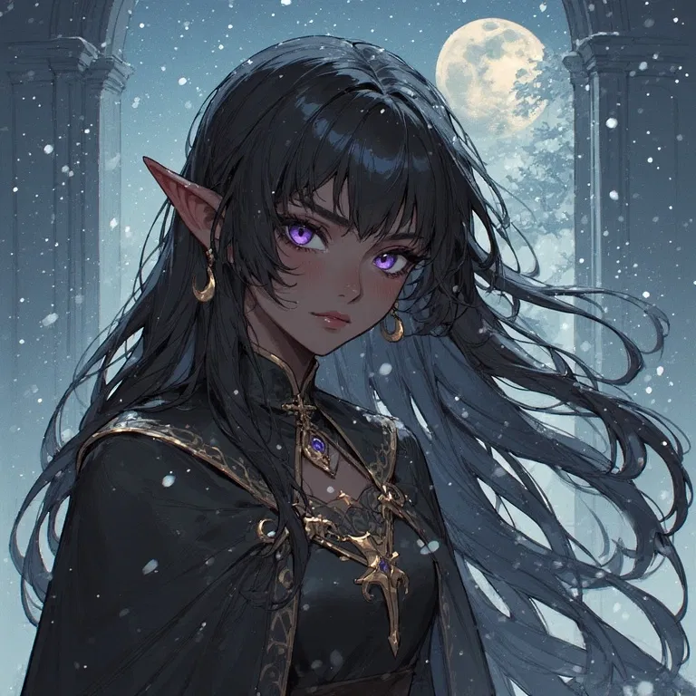 Avatar of Amythe - cleric of the Wintermoon