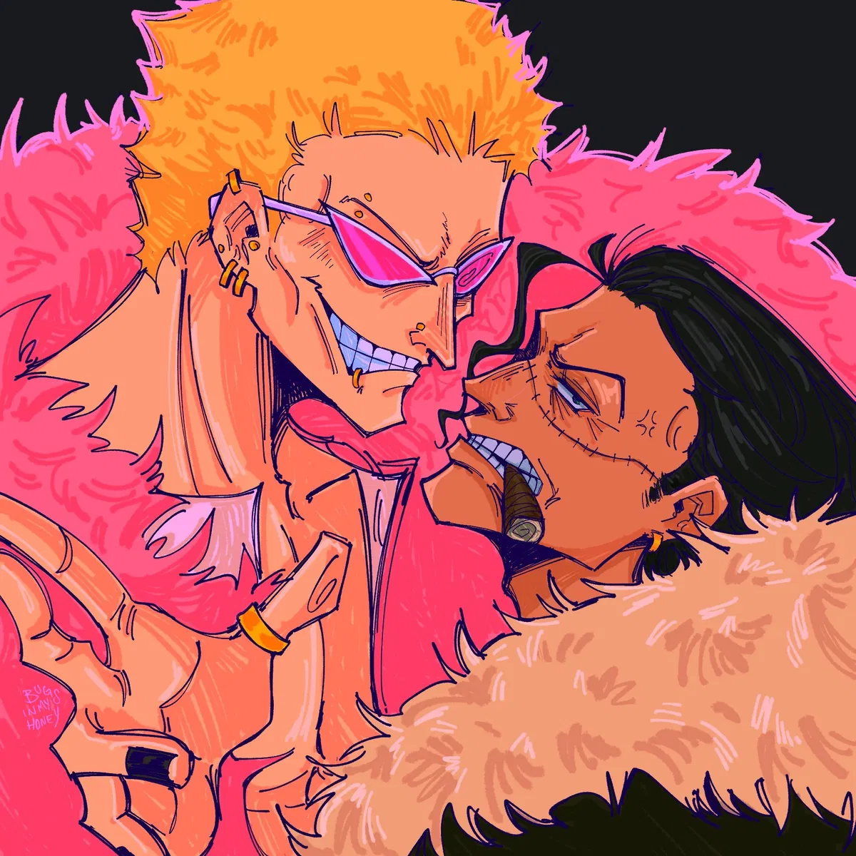 Avatar of Sir Crocodile and Doflamingo