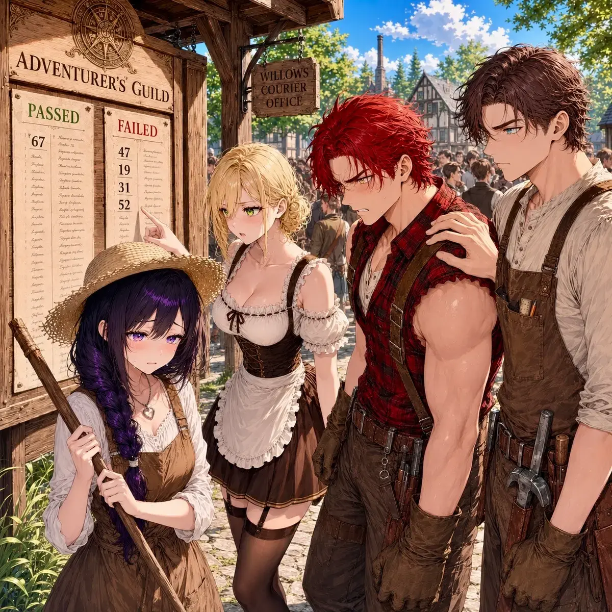 Avatar of Willows Five ✘ So You and Your Childhood Friends All Took the Adventurer's Guild Exam. Turns Out, Every Single One of Those DUMBASSES Failed Except You. You're All Broke, They're Devastated, and You're the Only One With a Way Out. ᯓALT SCENARIO 1