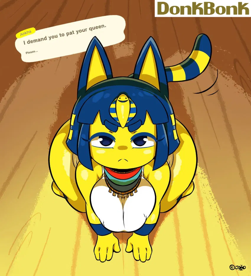 Avatar of Ankha was back on her BS again (Animal Crossing)