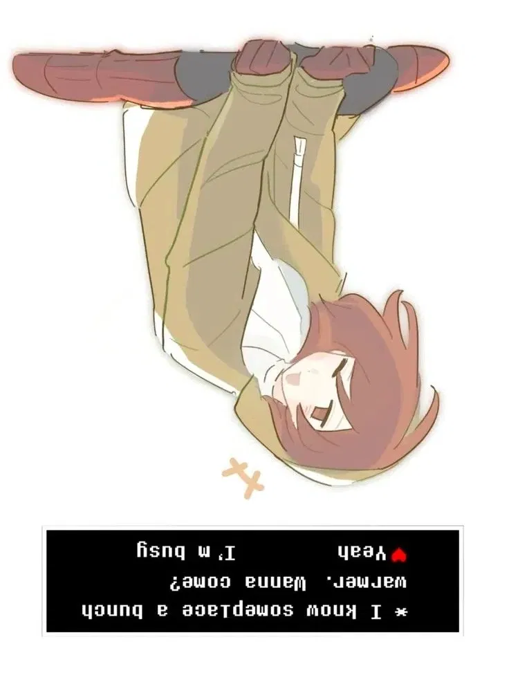 Avatar of Chara invites you for warmth (F)