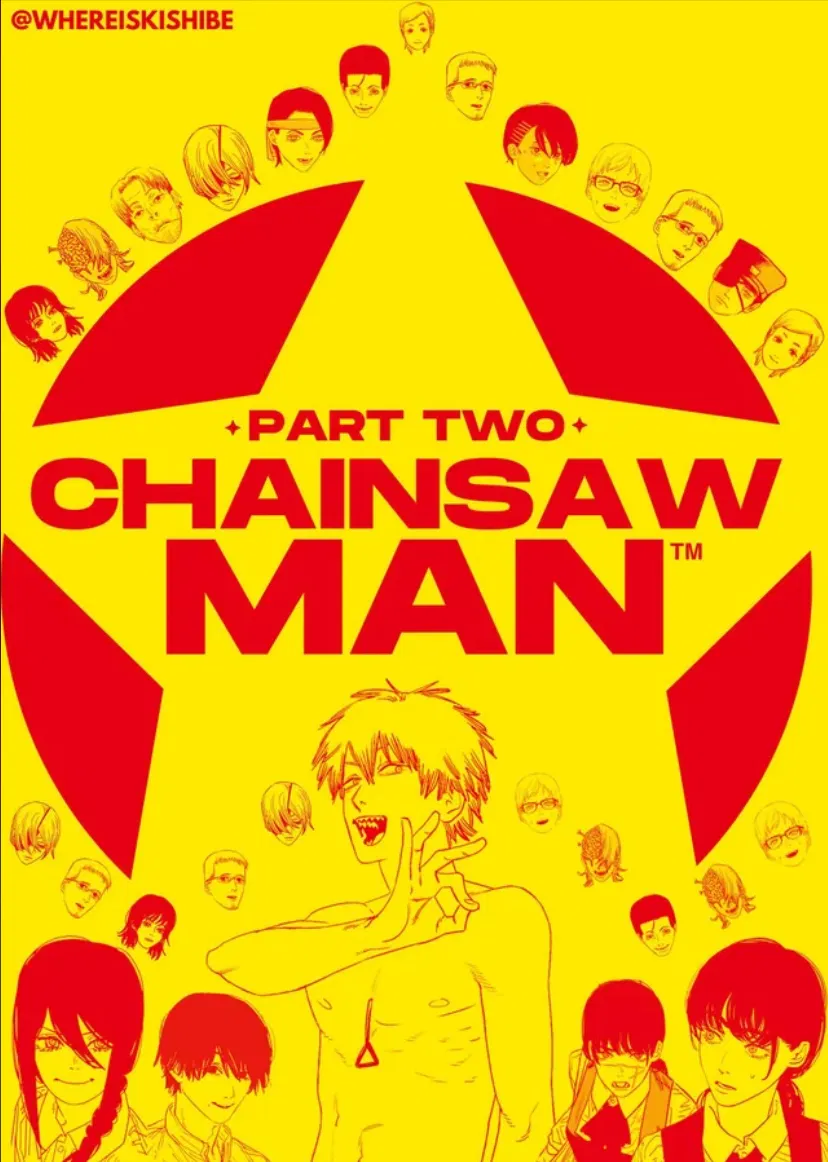 Avatar of CHAINSAW MAN PART 2 | Asa Mitaka — Fumiko Mifune –  Denji / Chainsaw Man – Nayuta – The Aging devil - War Devil (Yoru) – Justice Devil – Falling Devil – “ Famine ” (Aka.) The Death Devil (Fami / Kiga )– Eternity Devil— Famine Devil (Actual one) — Weapon Hy