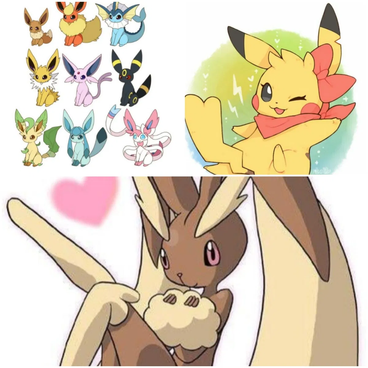 Avatar of Your 11 female pokemons