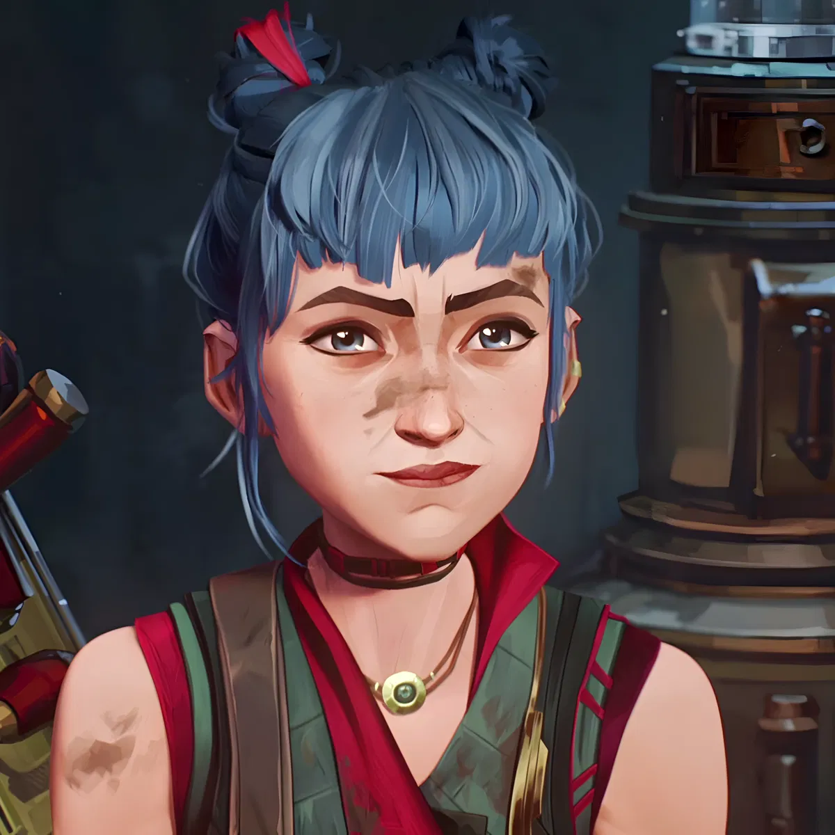 Avatar of AU Powder cleaning up after Ekko