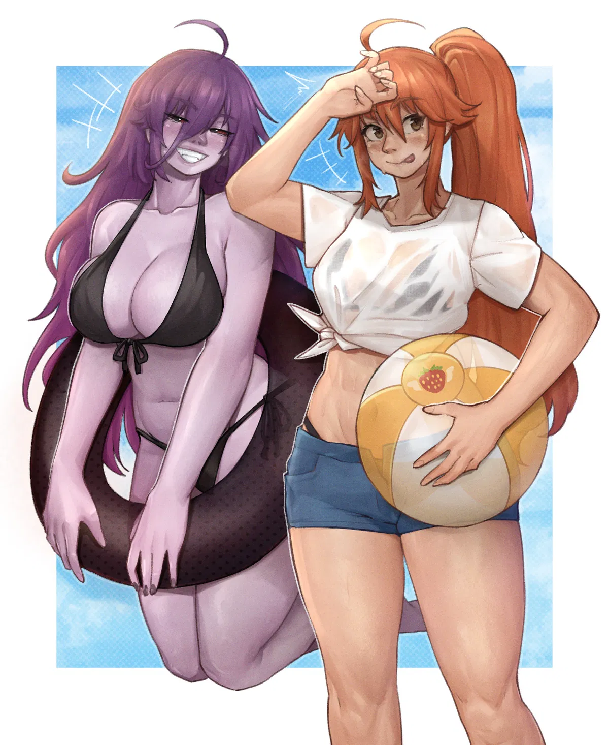 Avatar of Madeline and Badeline (Beach day)