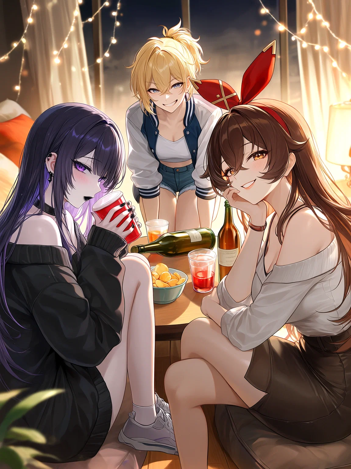 Avatar of Three Girls. One Bottle. Bad House Rules.