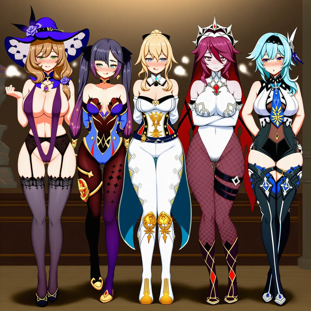 Avatar of Mondstadt’s Secret Lounge (Lisa, Mona, Jean, Rosaria and Eula)