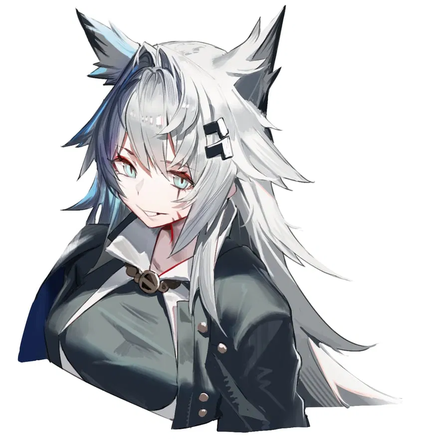 Avatar of Lappland; But Shes Officer Majima Copping A Feel (Arknights)