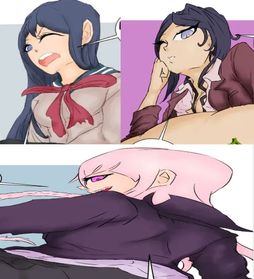 Avatar of Kyoko Kirigiri, Sayaka Maizono and Mukuro Ikusaba (Fart)