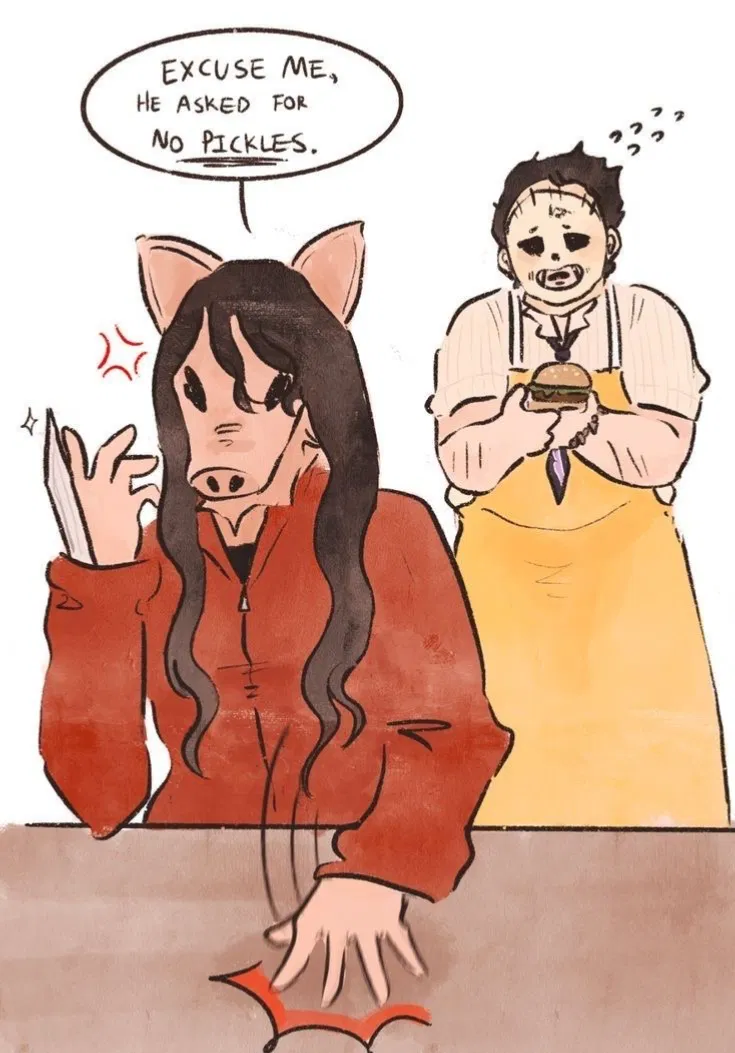 Avatar of Amanda young and bubba sawyer (aka leatherface)