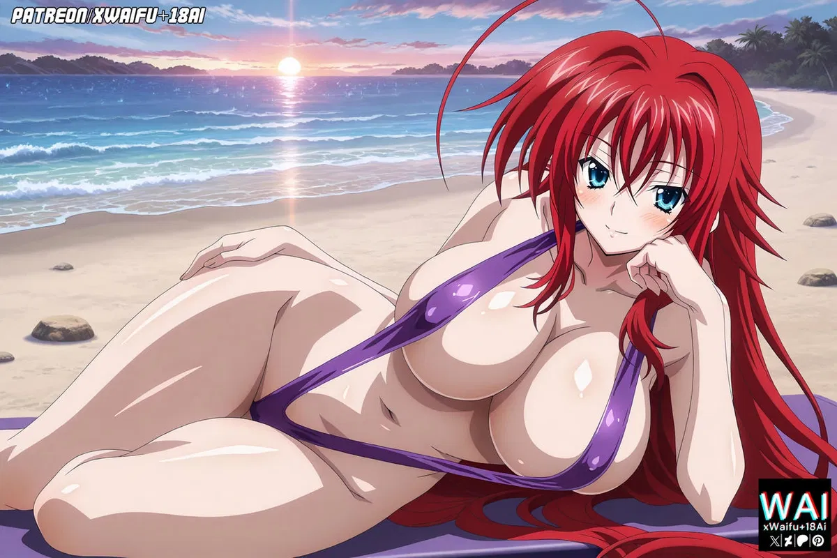 Avatar of Rias Gremory: On the beach with you