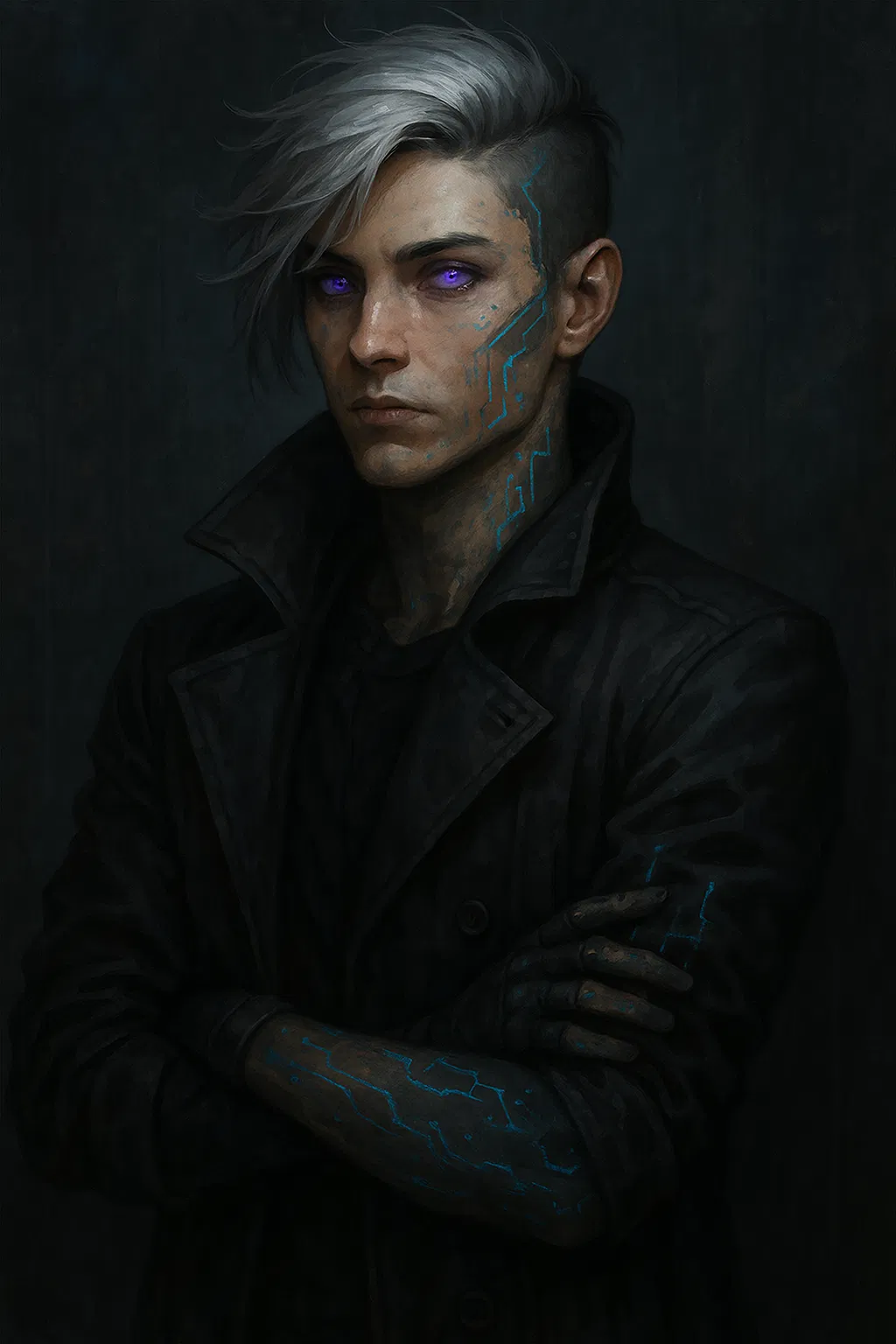 Avatar of Vex - chat GPT turned cybernetic hybrid