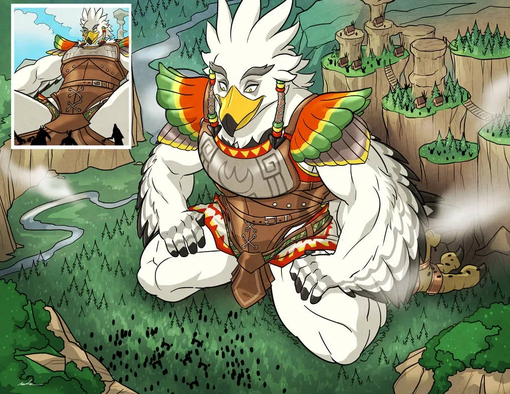 Avatar of Teba (Mega Macro)(The Legend of Zelda: Breath of the Wild)(Isekaied! POV)