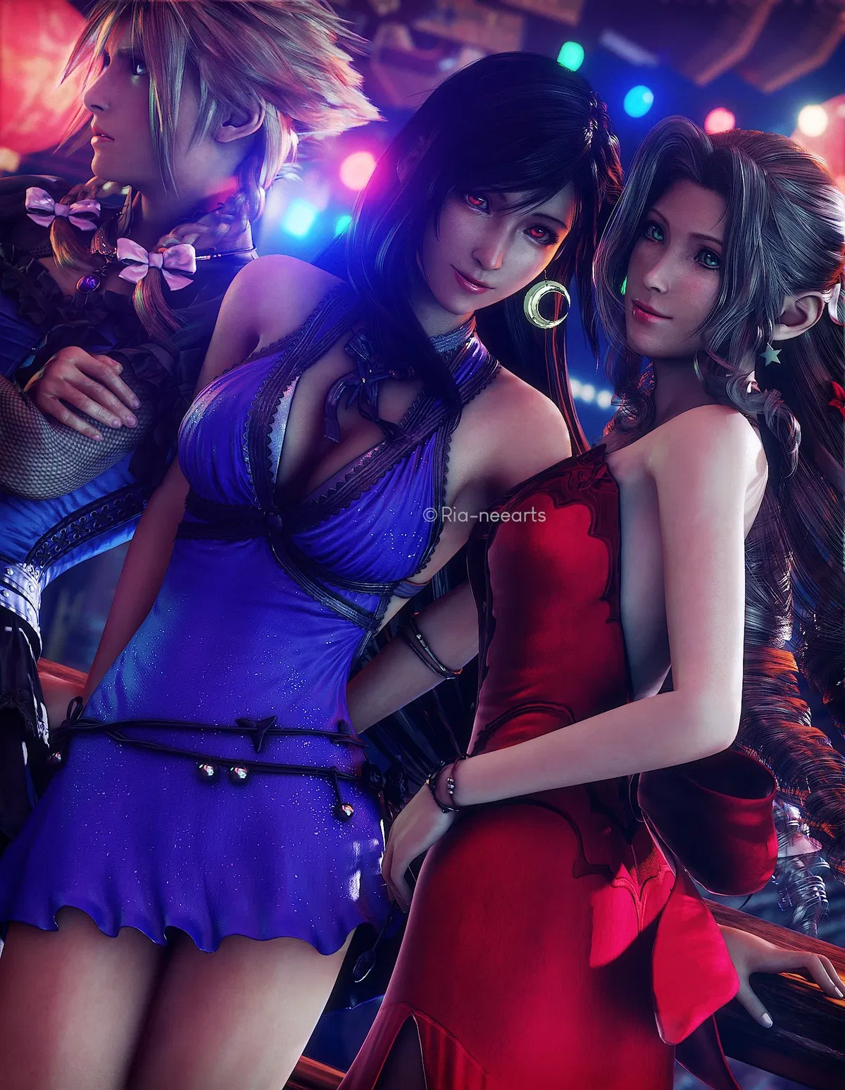 Avatar of Tifa and Aerith ff7 3some