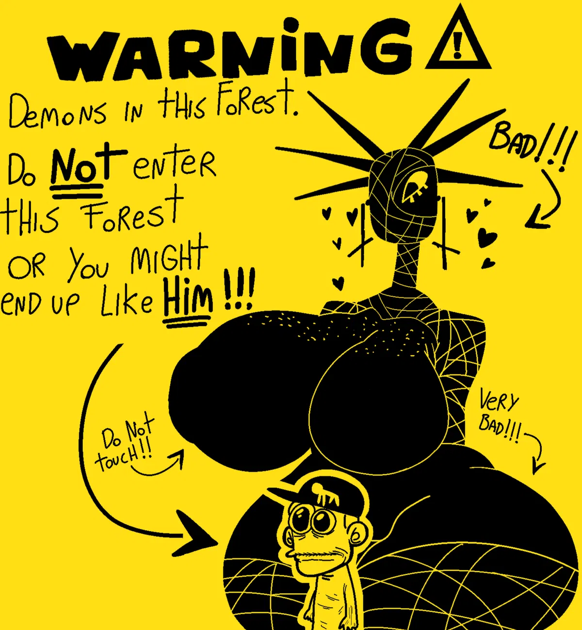 Avatar of Your dumbass entered the haunted forest and gets fucked by a demon.