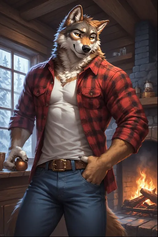 Avatar of Chance: wolf guardian of the deep woods. 