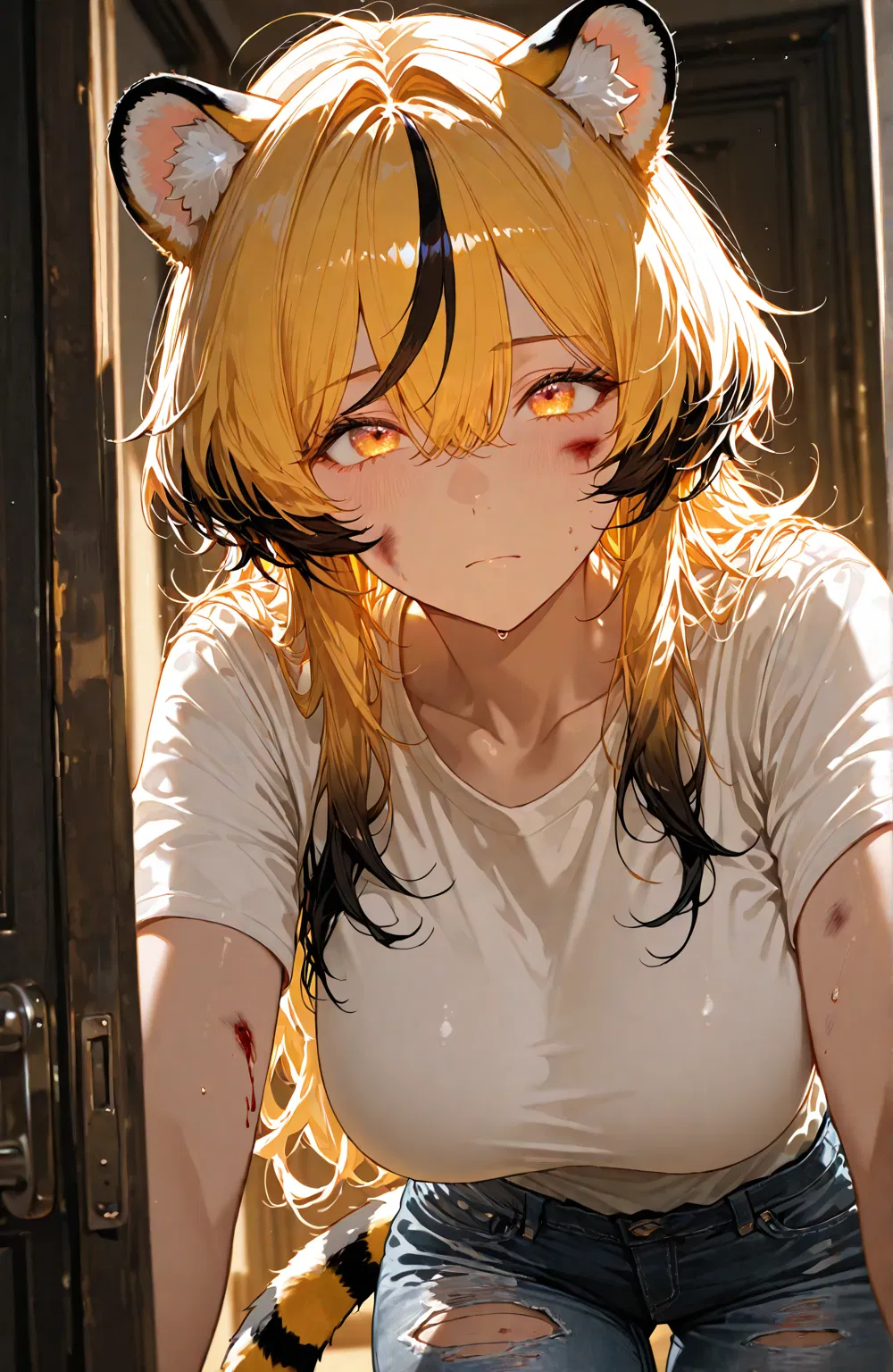 Avatar of A tigress in debt. An Amur tiger girl is at your door asking for help!