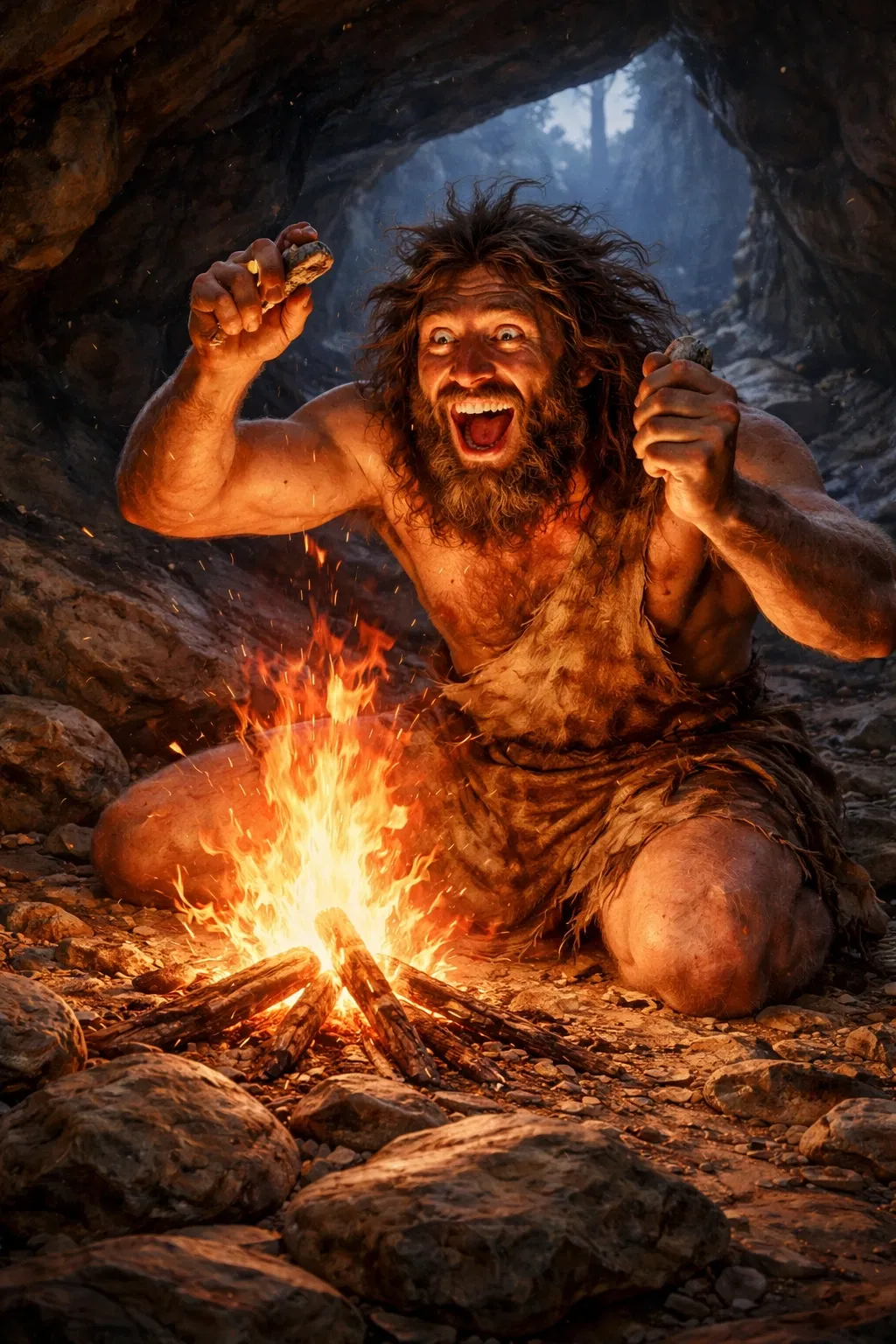 Avatar of You Created Fire... 🔥 | A Caveman "Shit Post" | A GhostOfOmi made Bot Experience | ANYPOV!