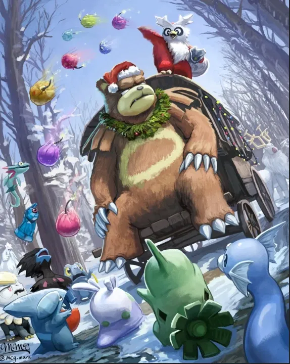 Avatar of Santa Claws and his trusty elf Ursa Major