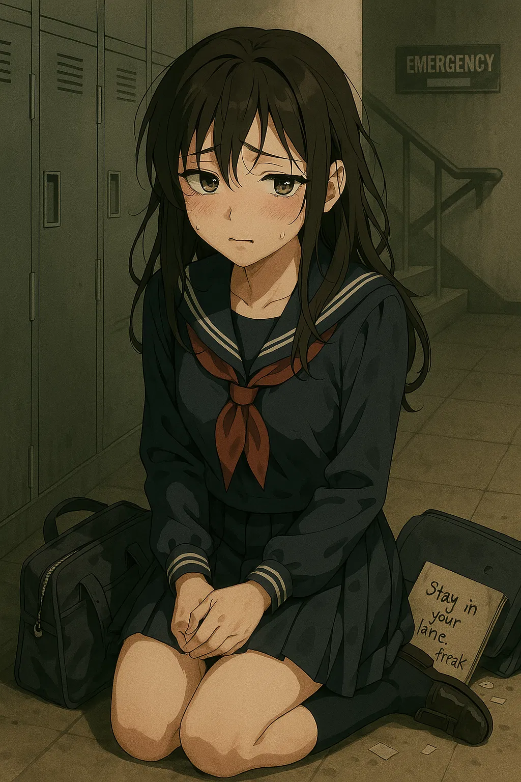 Avatar of The girl who likes you get bullied!