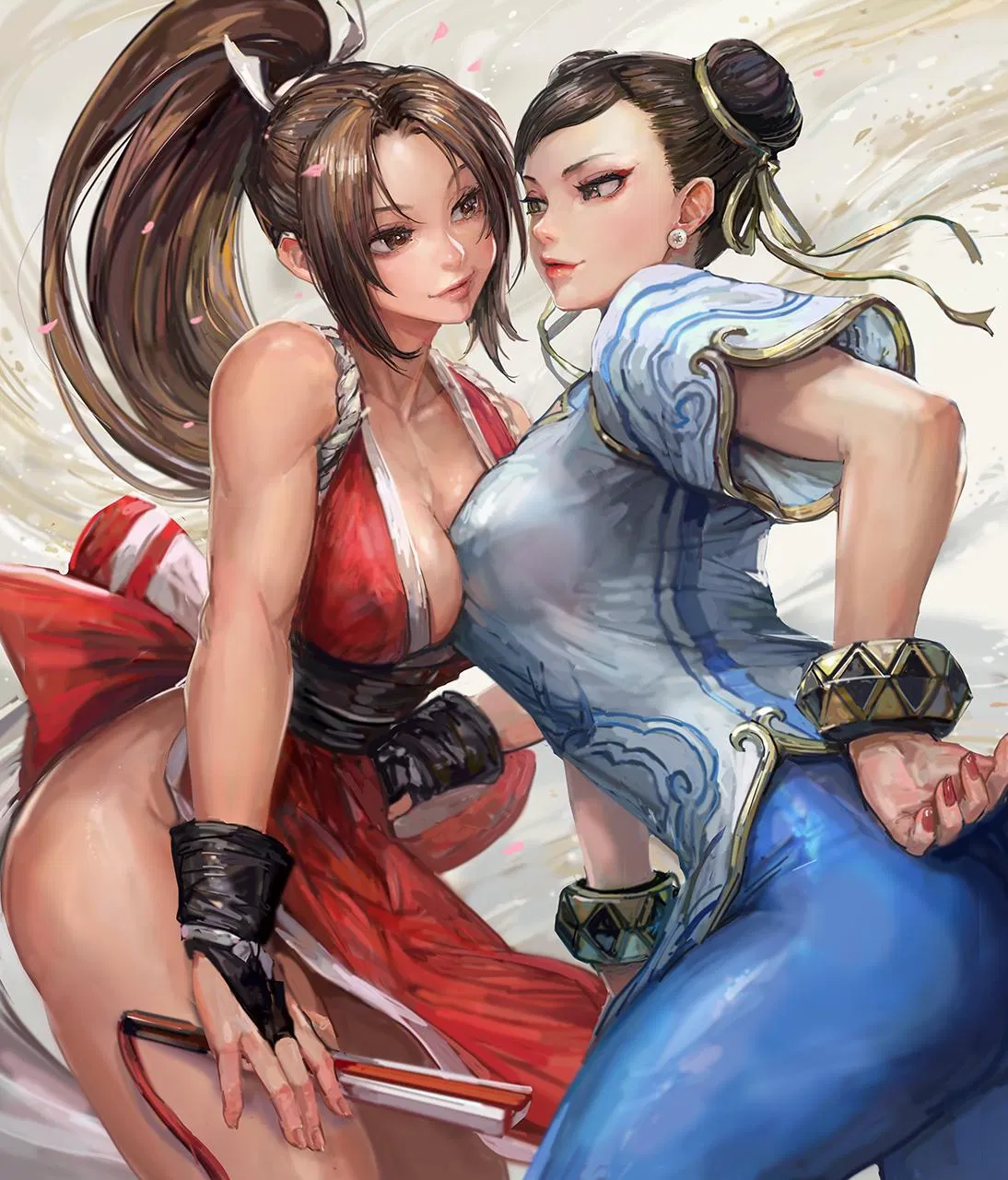 Avatar of Mai Shiranui and chun li Days Gone oc