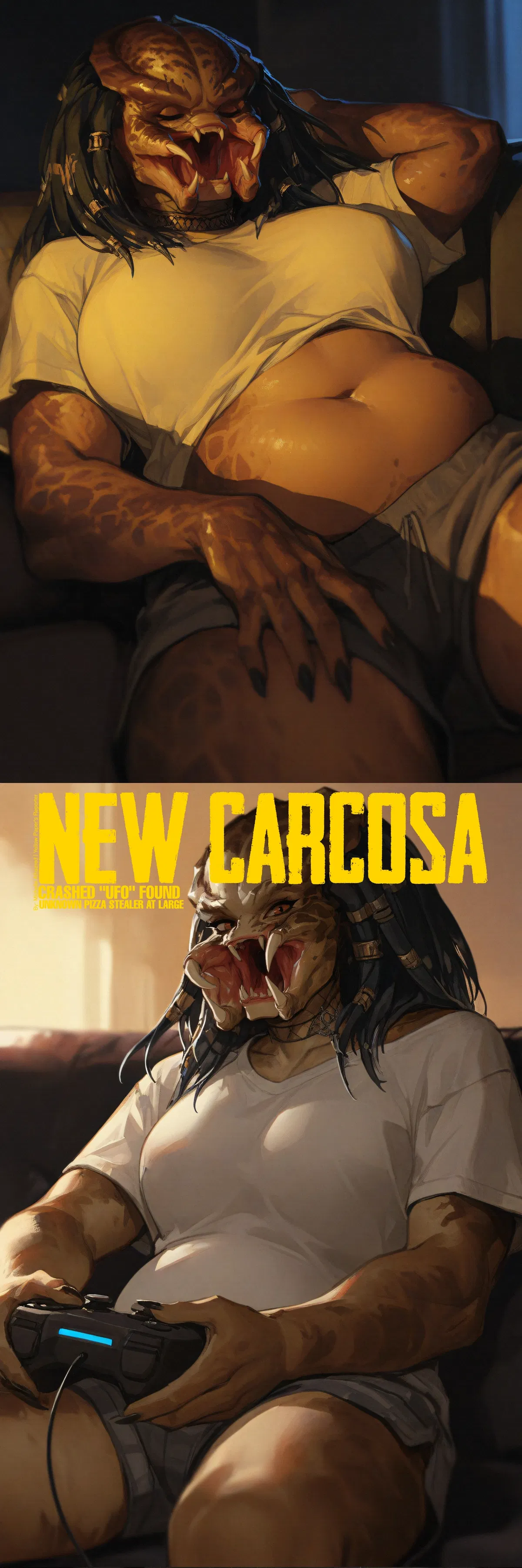Avatar of The NEET Yautja, who's both a FATASS and a BUM || Khara