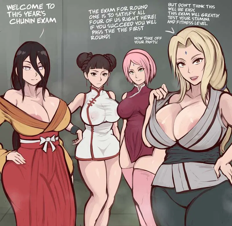Avatar of Tsunade, Sakura, Tenten and Hanabi