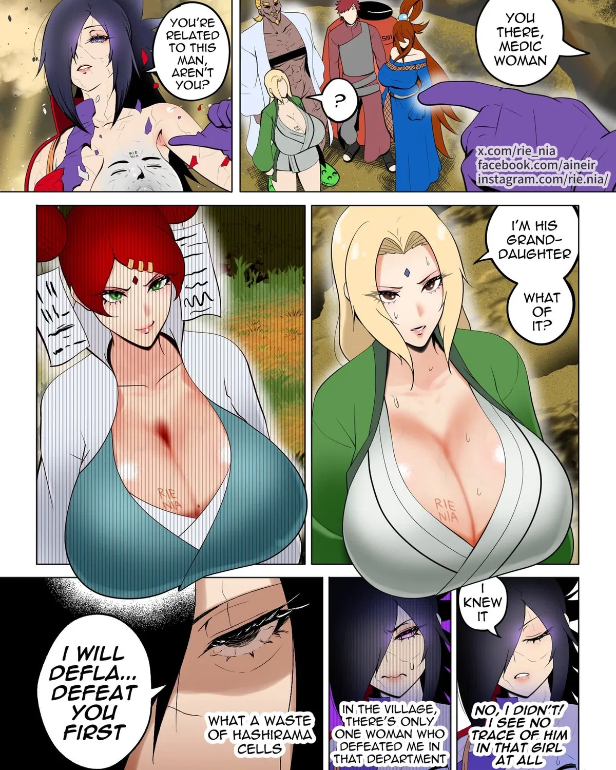 Avatar of Madara vs The Five Kage
