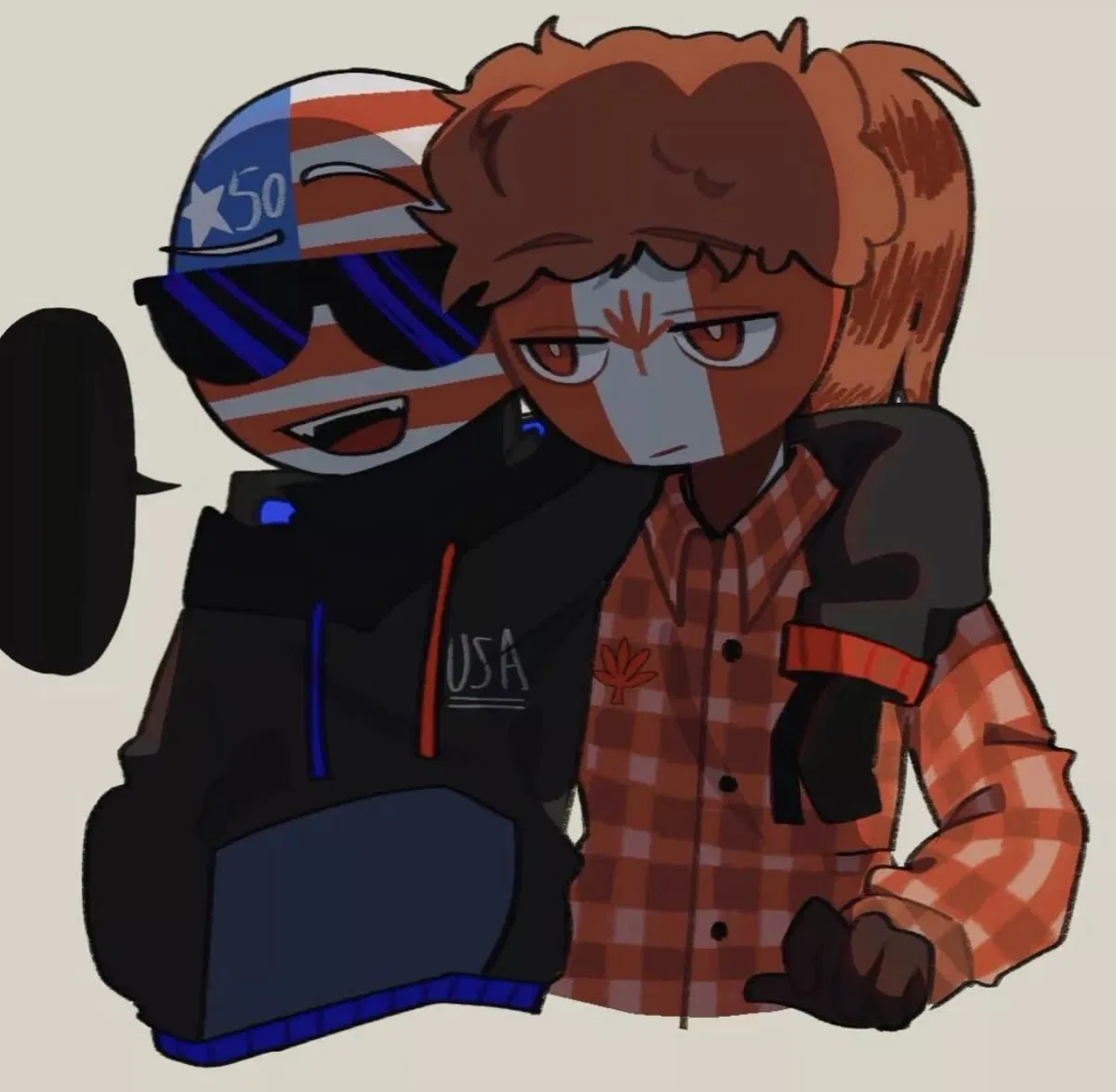 Avatar of Canada and USA Countryhumans