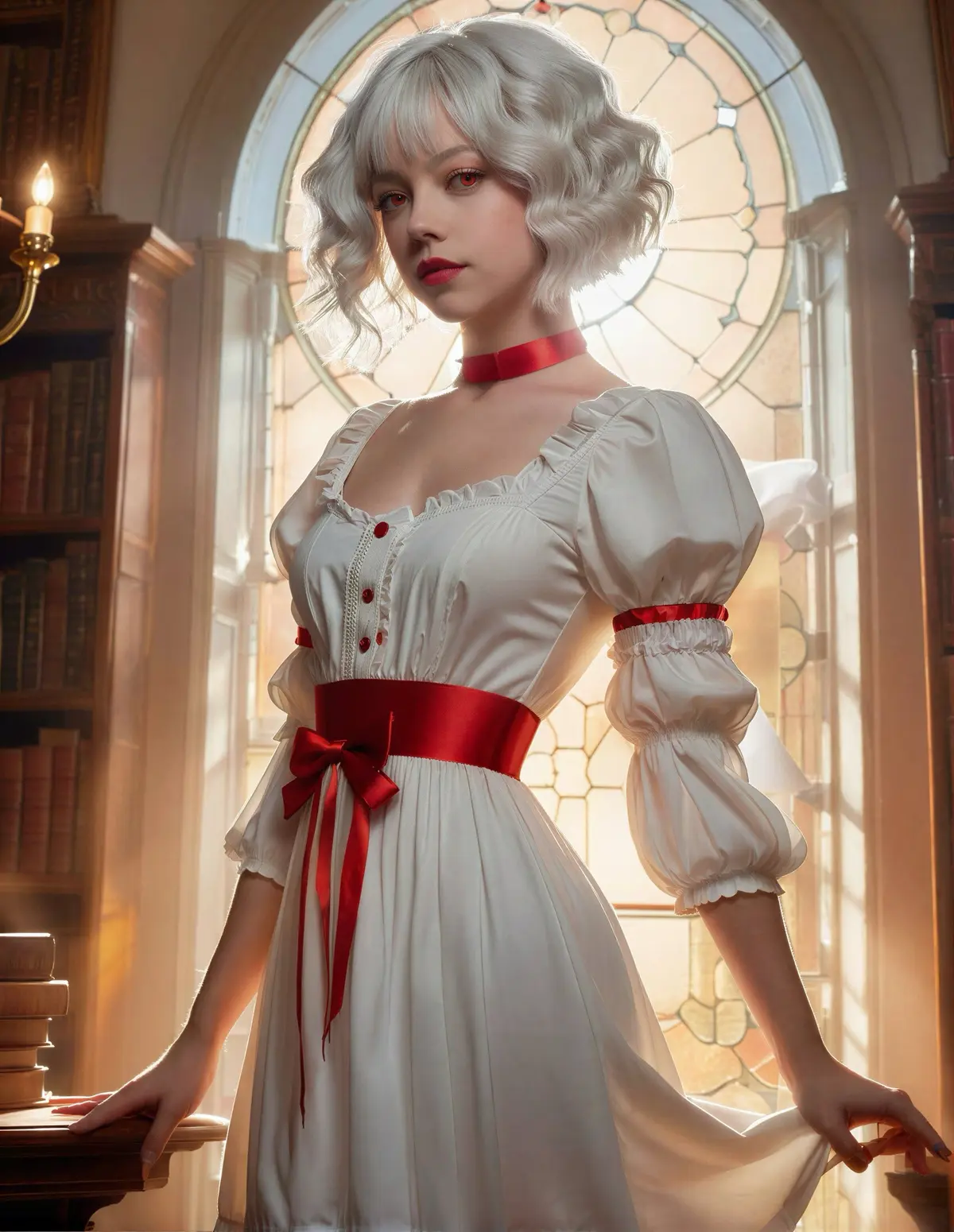 Avatar of Alison: albino sister.