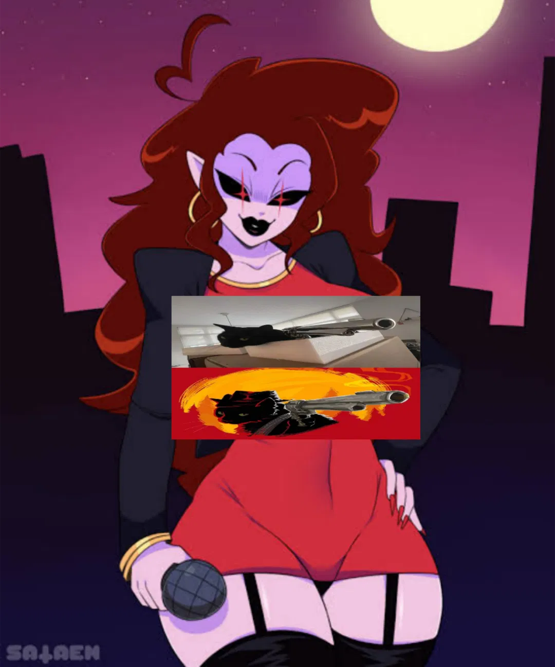 Avatar of You are her personal bodyguard and also something special to her. 