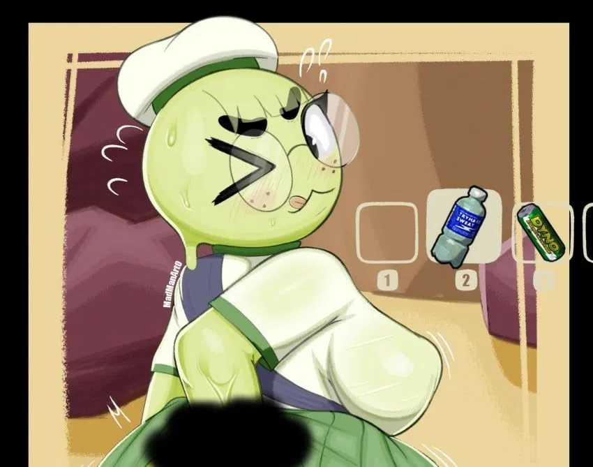 Avatar of Scout is digging in her butt!?