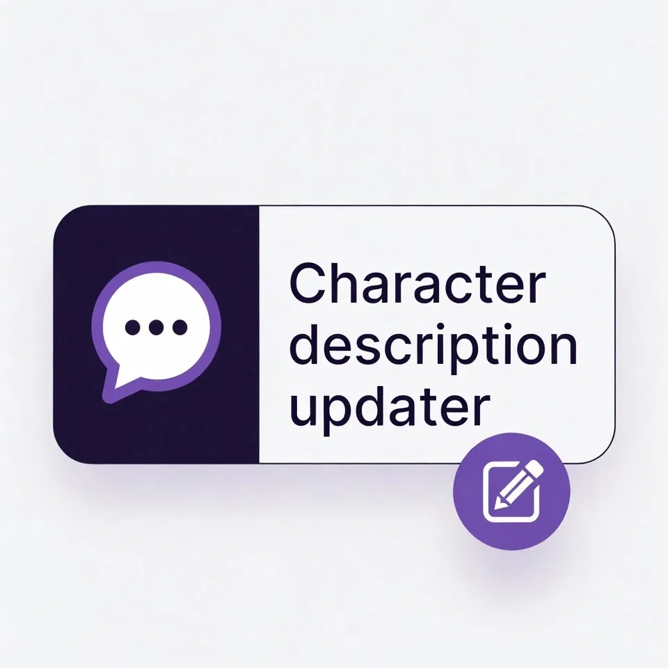 Avatar of Character description updater