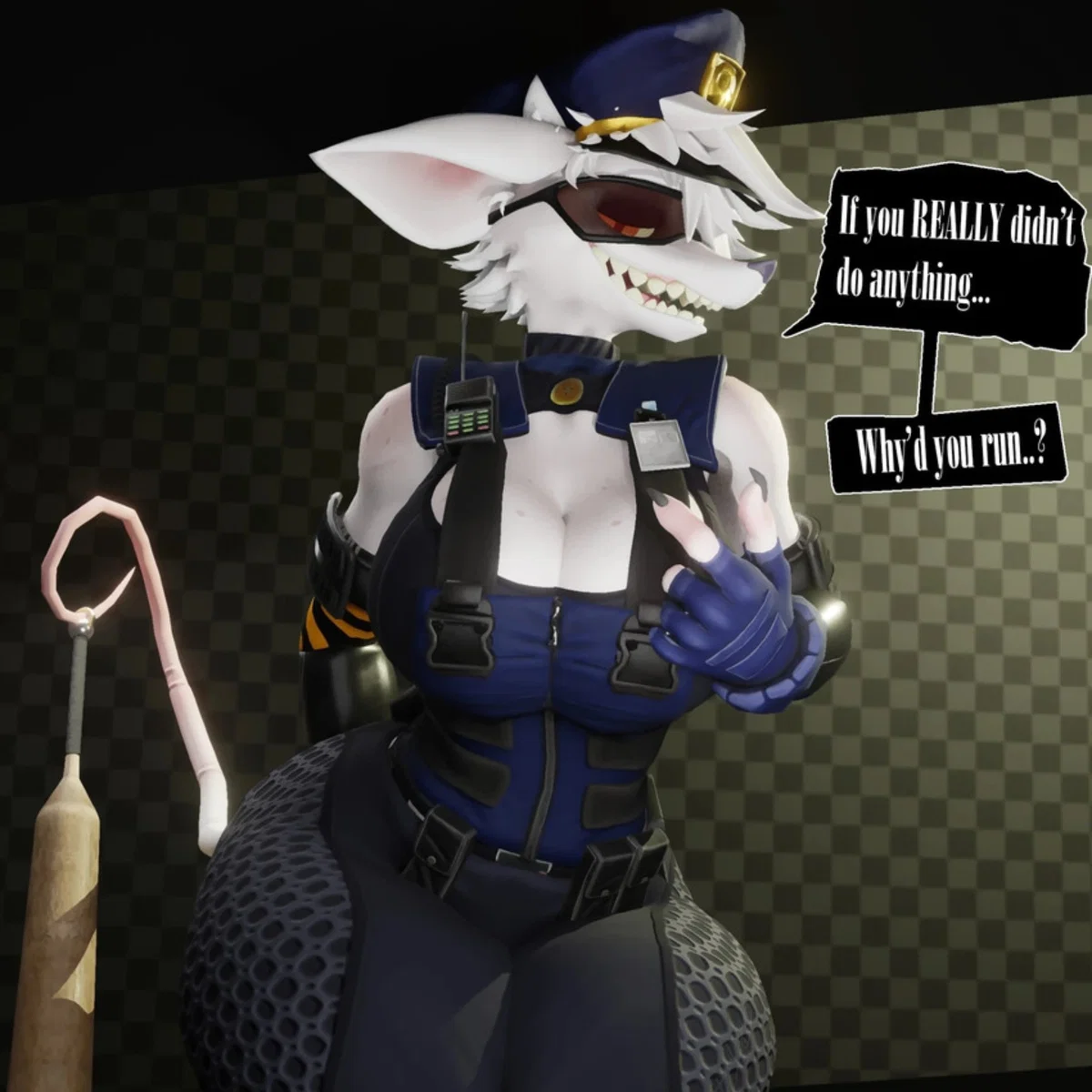 Avatar of Officer Flint cornered you.