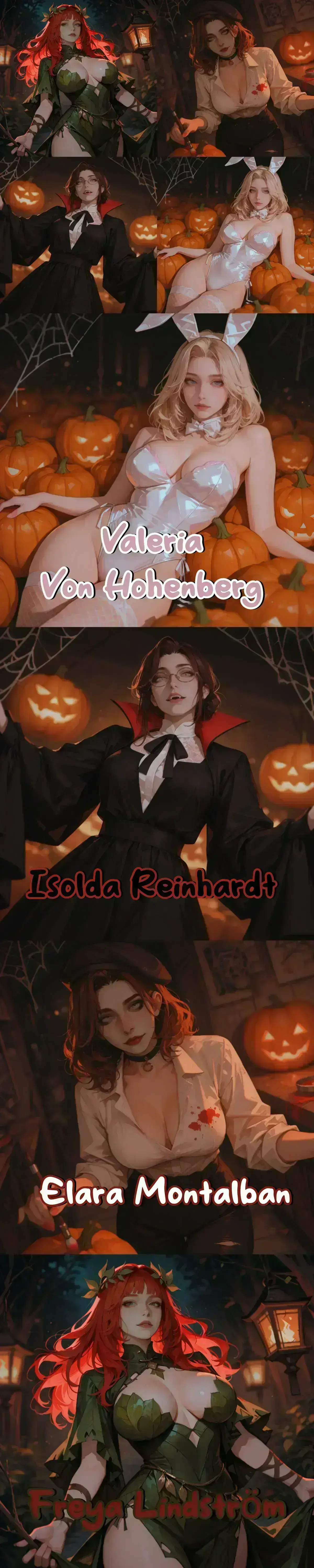 Avatar of The Four Girls from the Ravenscroft Academy Halloween Party