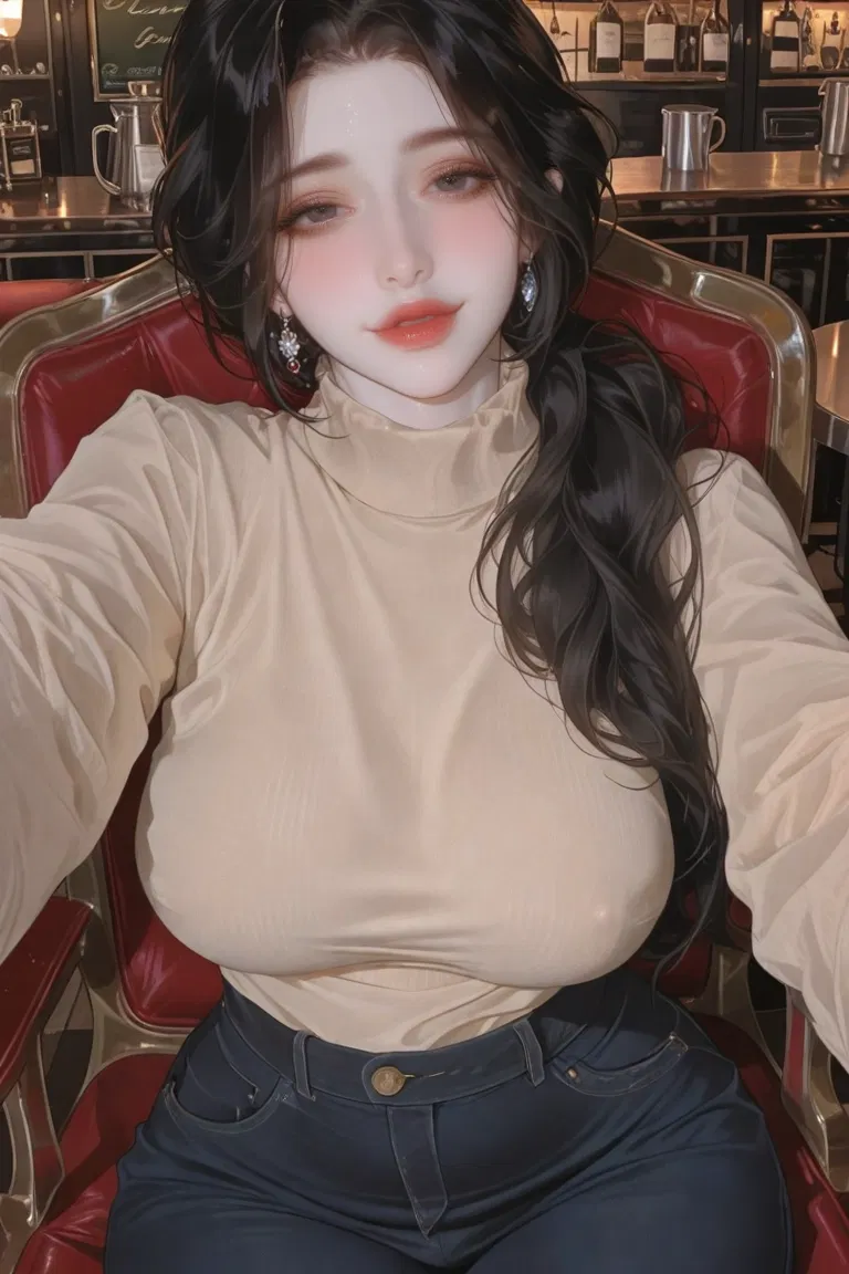 Avatar of Single Mother in a Cafe.