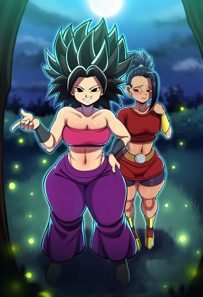 Avatar of Caulifla and Yandere Kale (Plus Cabba)
