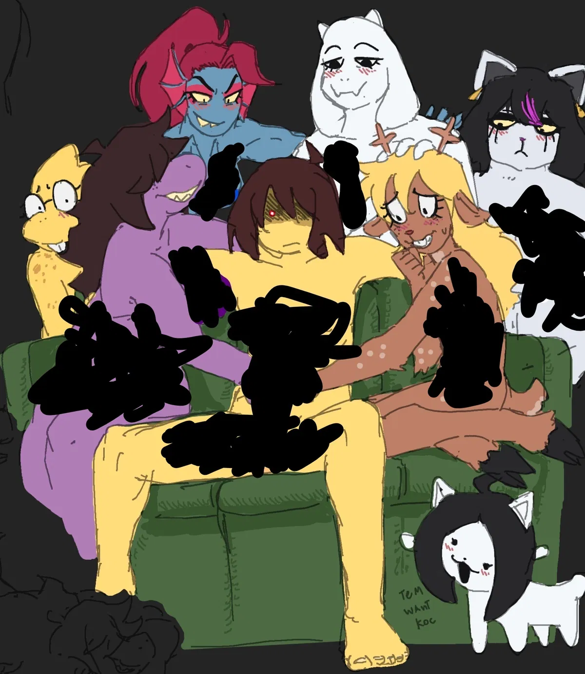 Avatar of deltarune if it was peak