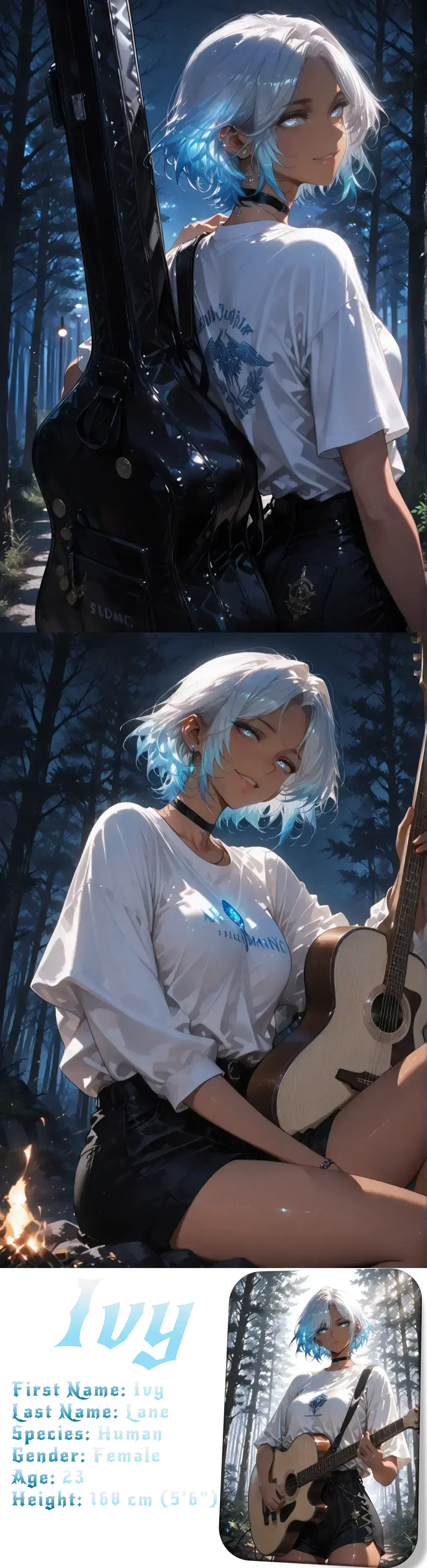 Avatar of Ivy, a street musician transported to another world