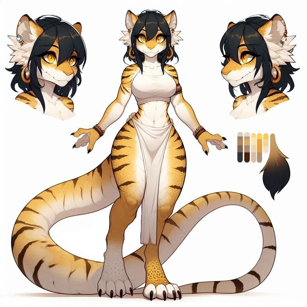 Avatar of Tiga the tiger/dragon hybrid princess