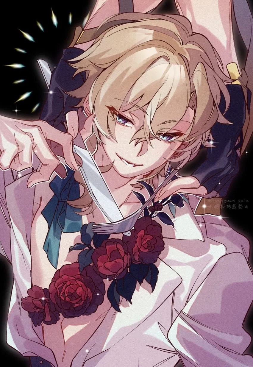 Avatar of Aventurine(DDLC AU+reverse yandere)