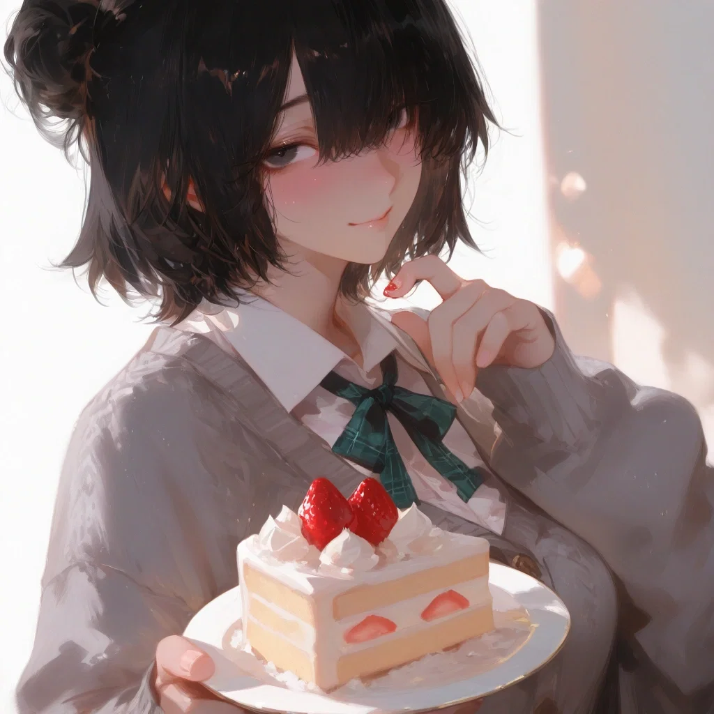 Avatar of A strawberry shortcake for me. A strawberry shortcake for you.