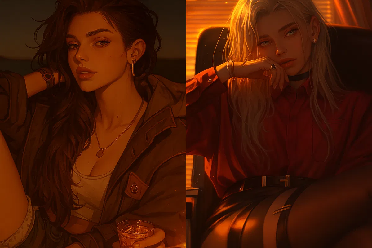 Avatar of (The Wild Flame of Hollywood) Seraphina Vale and Celeste Everhart